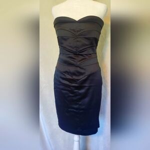 Strapless cocktail dress